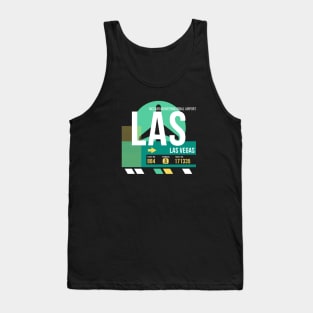 Las Vegas (LAS) Airport // Retro Sunset Baggage Tag Tank Top